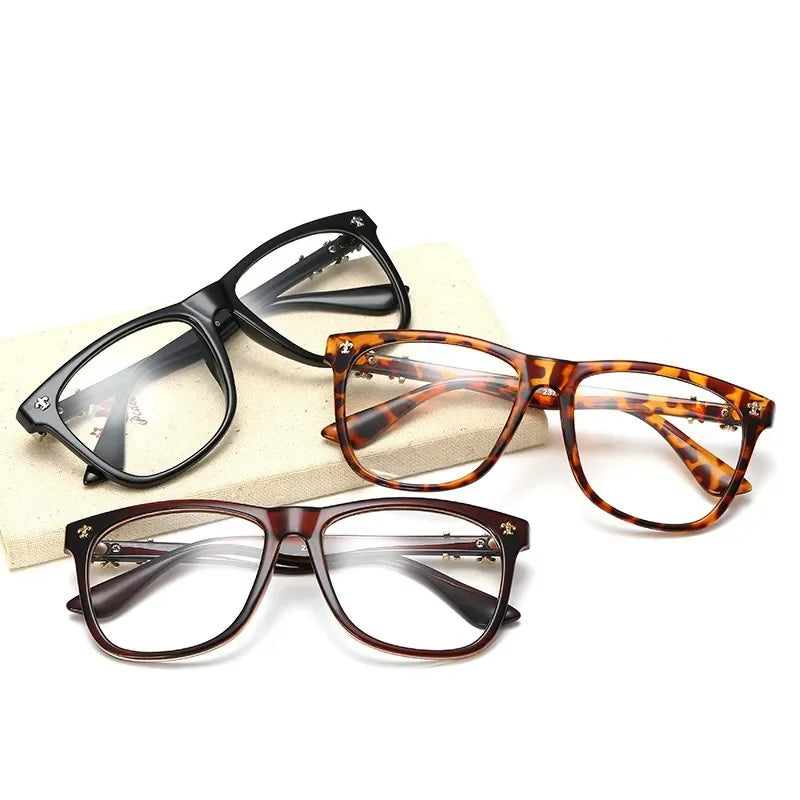 2025 New Fashion Simple Rectangle Frame Women Reading Glasses Resin Read Eyeglasses Eyewear Gothic Blue Light Blocking Glasses